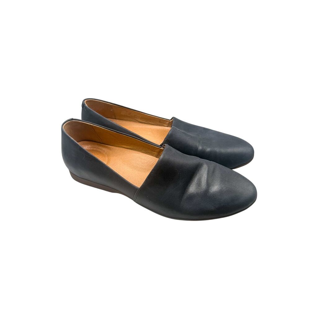 Dankso Larisa Dark Navy leather slip on loafer size 9.5